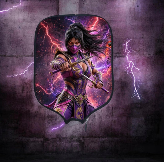 Mortal Kombat - Mileena - Pickleball Paddle Cover