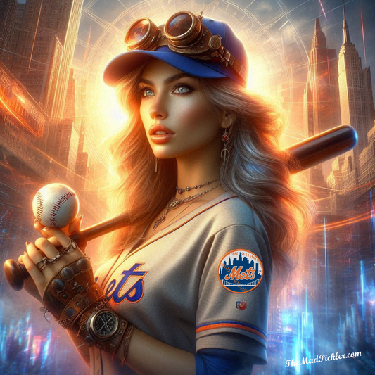 Mrs Met - New York Mets - Ready To Hang  Canvas Hi-Res Wall Artwork