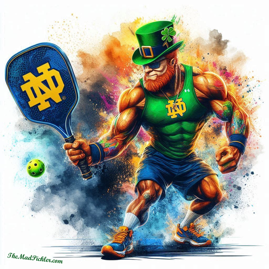 Notre Dame - Leprechaun - Canvas Hi-Res Wall Artwork