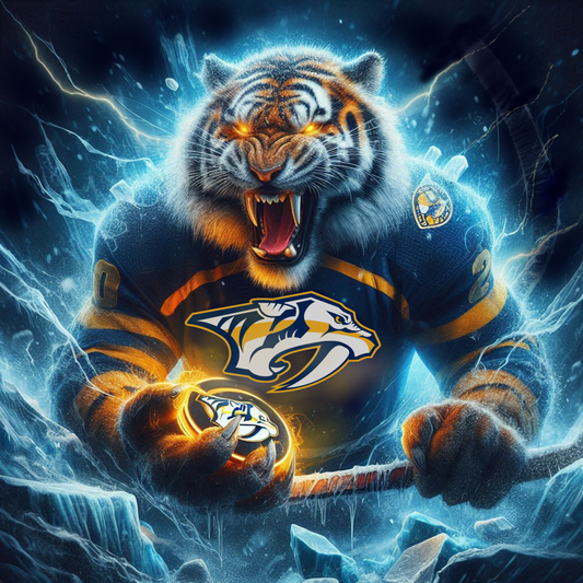 Nashville Predators  -NHL Hockey -  Ready To Hang  Canvas Hi-Res Wall Artwork