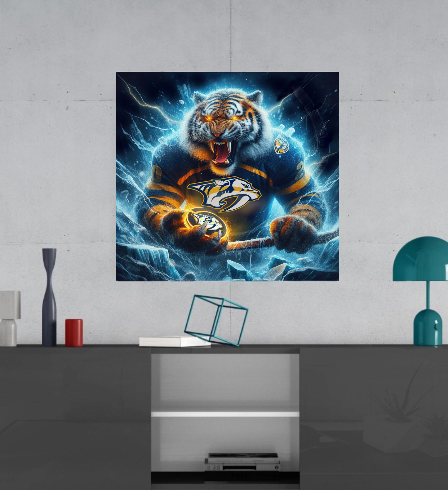 Nashville Predators  -NHL Hockey -  Ready To Hang  Canvas Hi-Res Wall Artwork