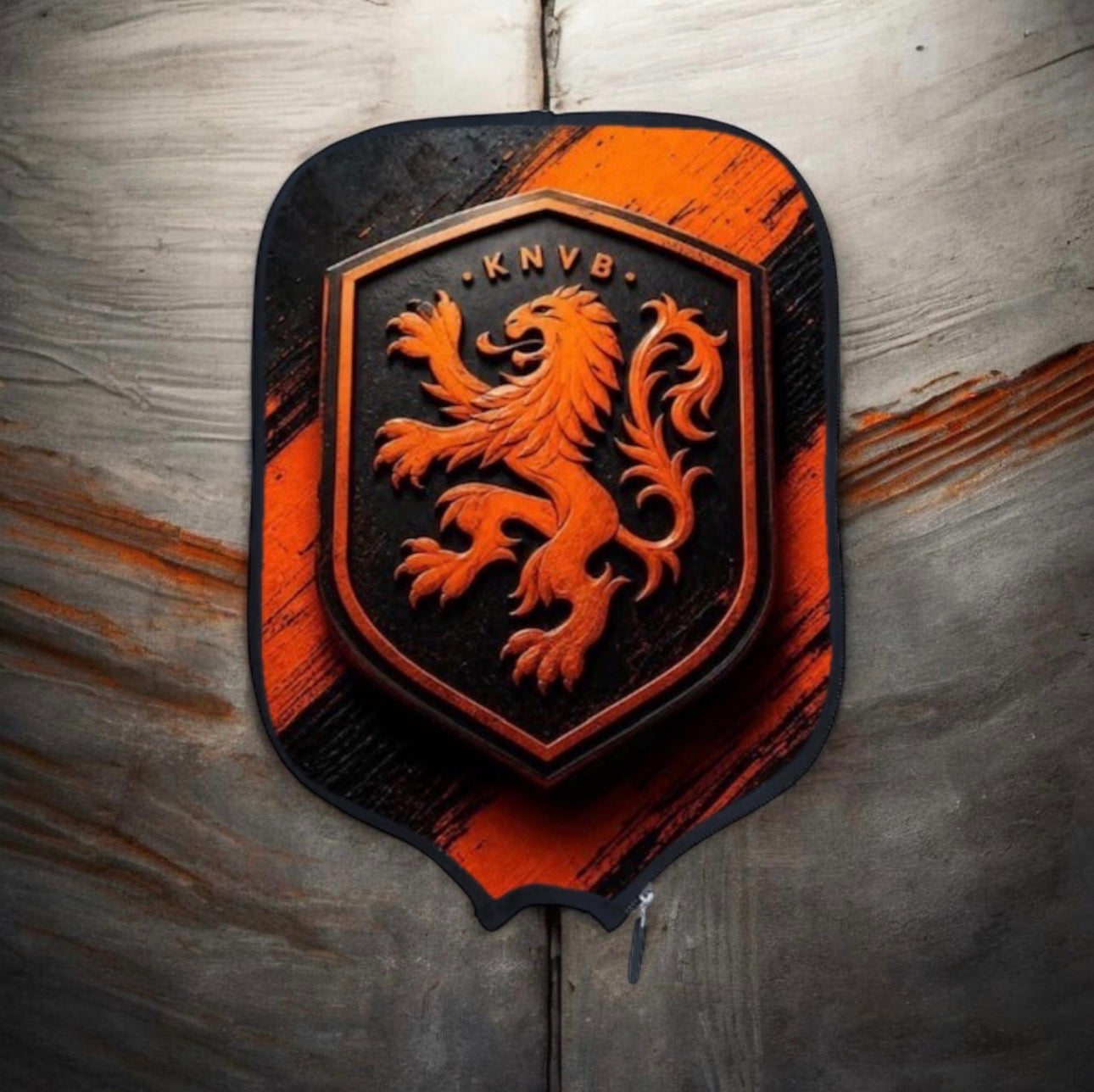 Netherlands Soccer - Pickleball Paddle Cover 
