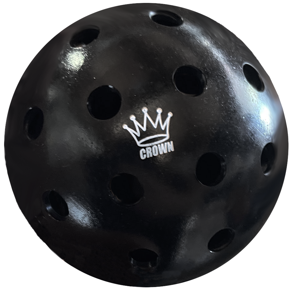 CROWN PICKLEBALL - High-Performance OUTDOOR Pickleballs (100-PACK BLACKBERRY)