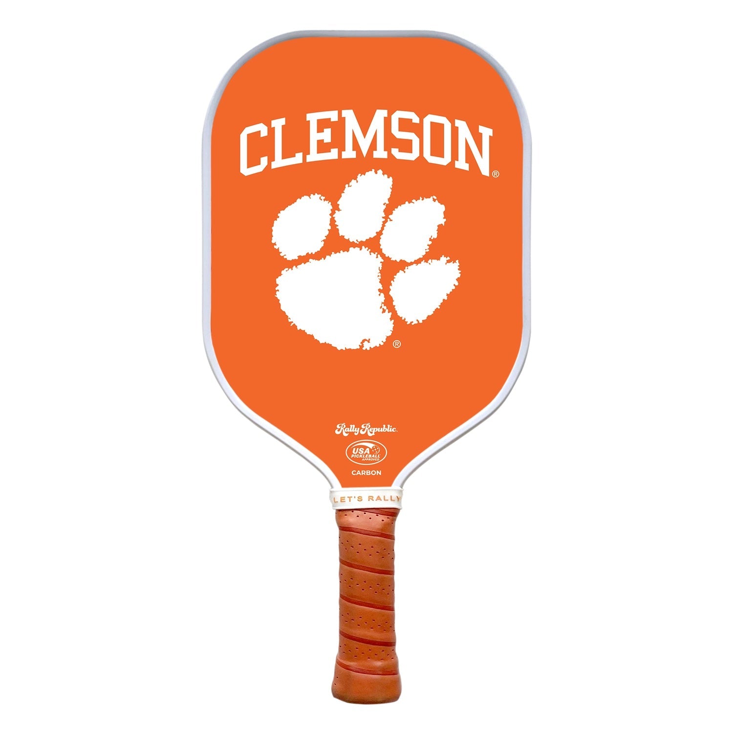 Clemson Tigers Orange Paw Logo