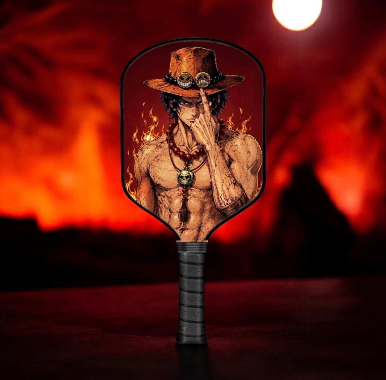 One Piece - Monkey D. Luffy - Burn It Down - Pickleball Paddle anime
