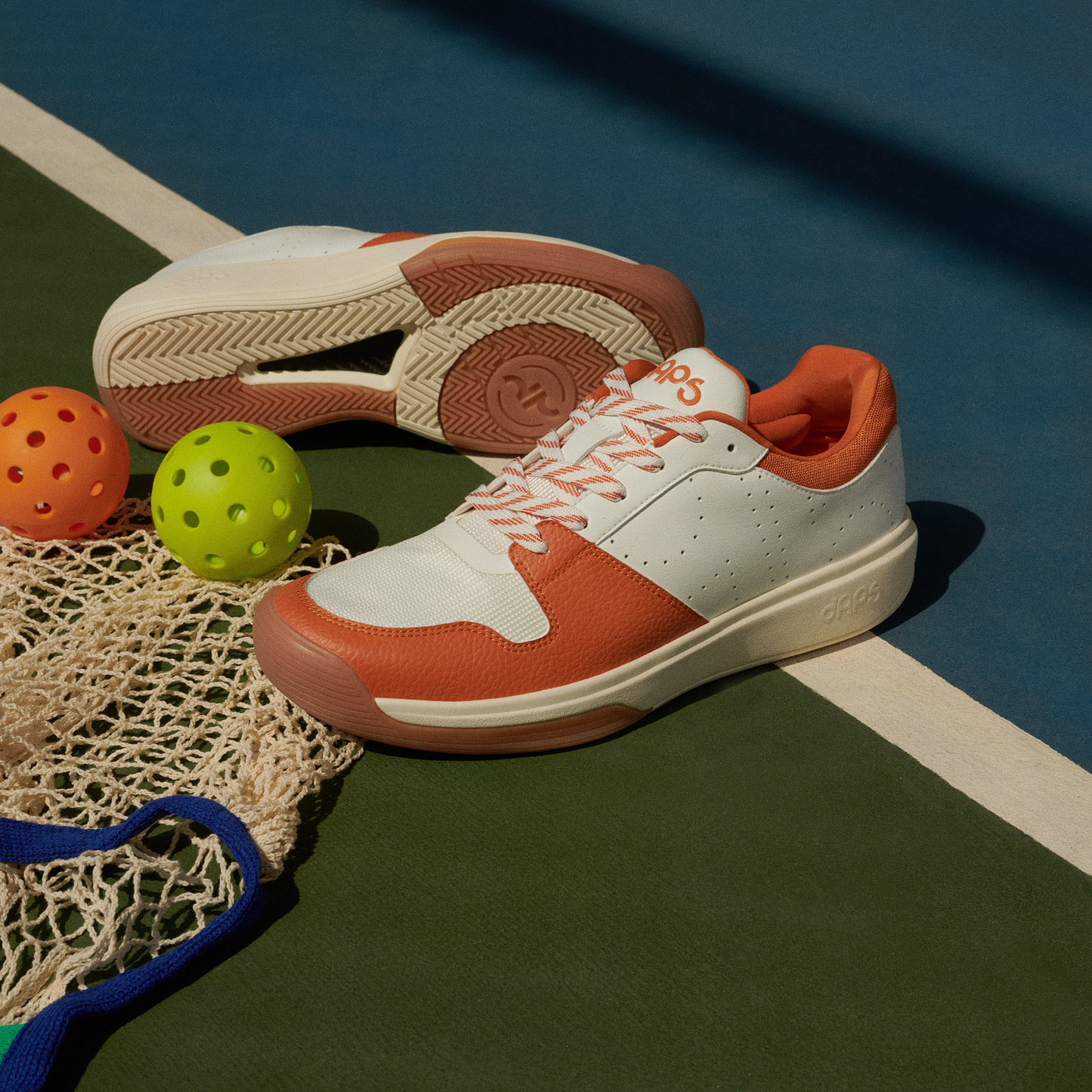 DAPS DESI Lows – Burnt Orange – Men’s Pickleball Shoes
