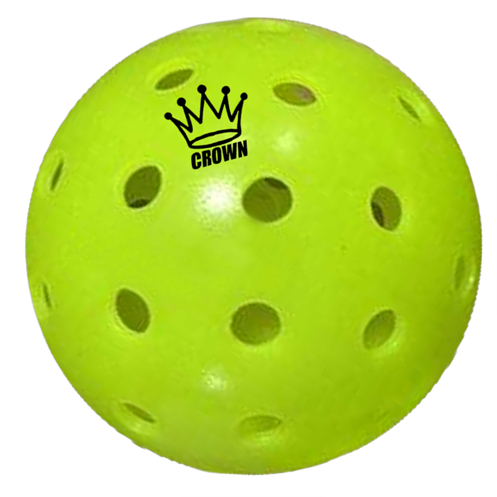 CROWN PICKLEBALL - High-Performance OUTDOOR Pickleballs (100-PACK LIME)