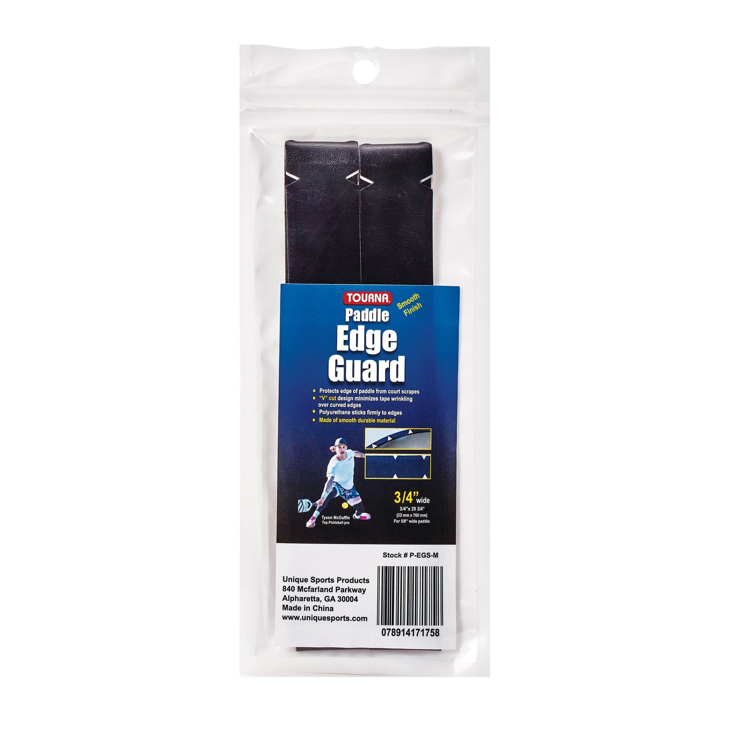 Pickleball Edge Guard - Smooth- LARGE - 1" wide