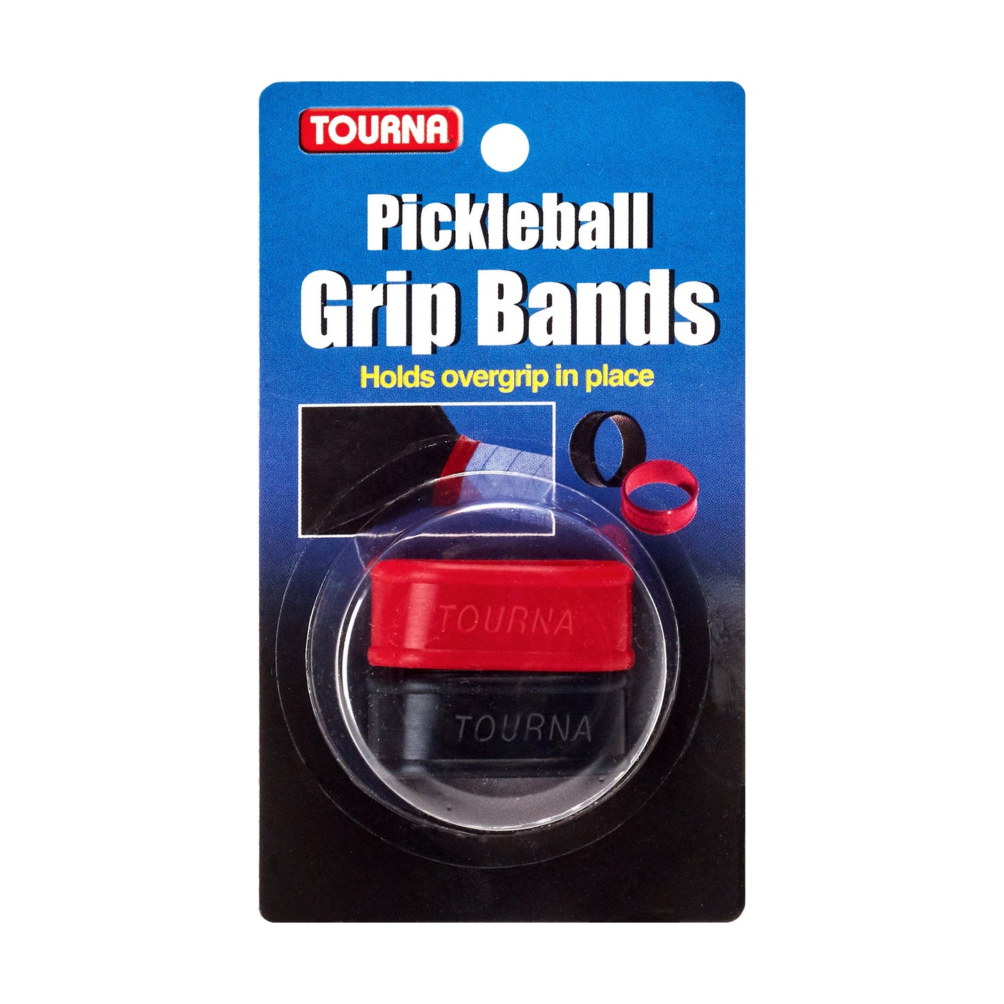 Pickleball Grip Bands, Red & Black