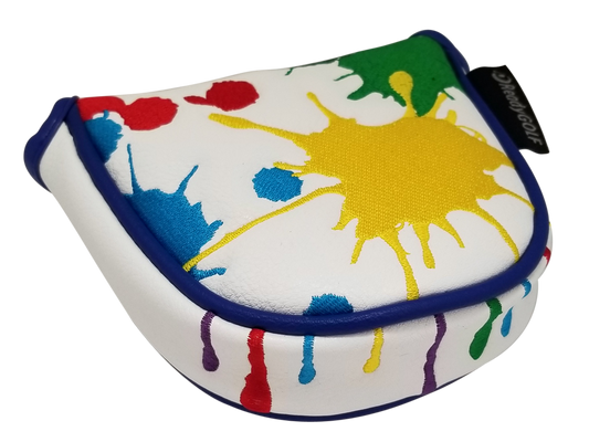 Paint Balls Embroidered Mallet Putter Cover by ReadyGOLF