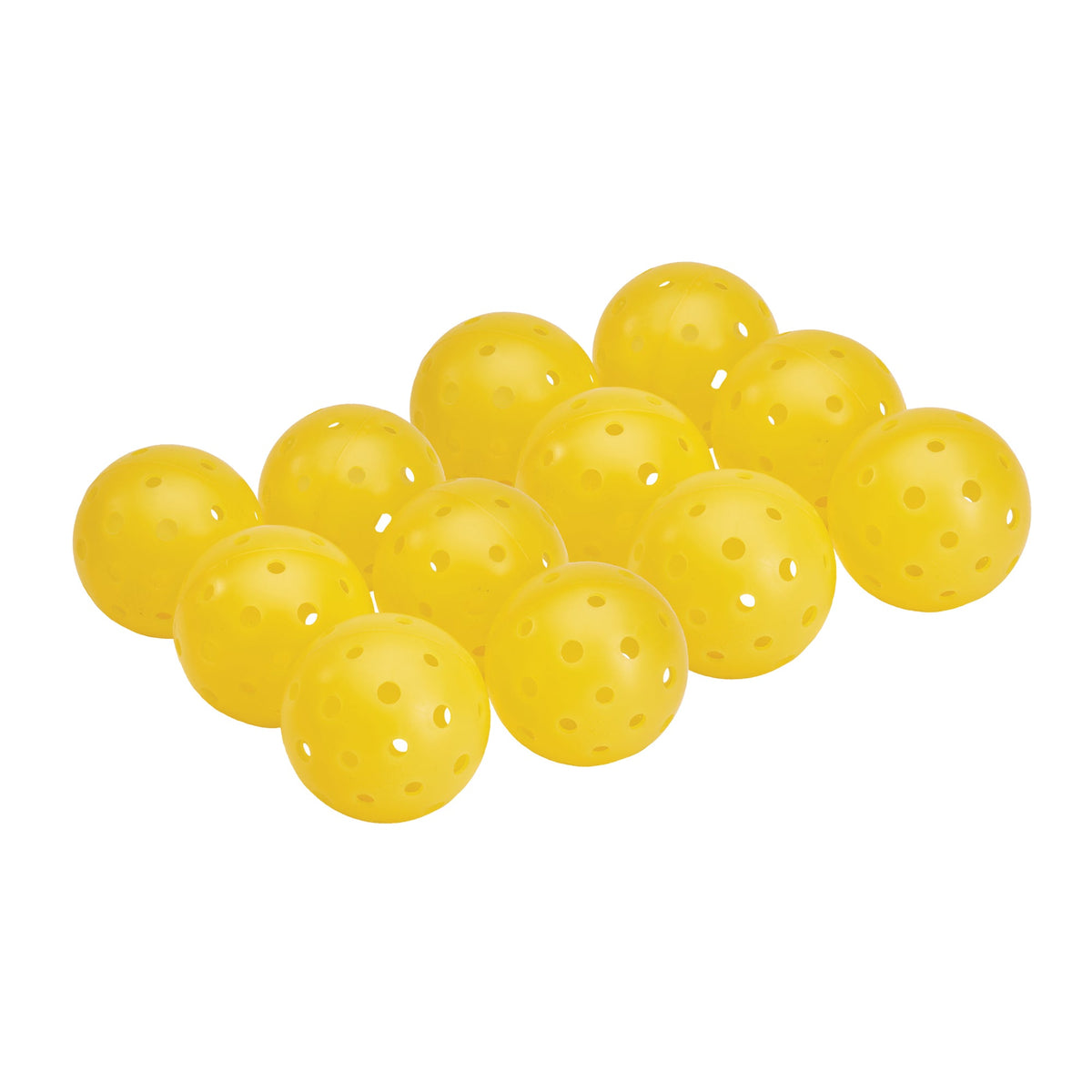 Tourna Strike Outdoor Pickleballs - Yellow - 12 pack