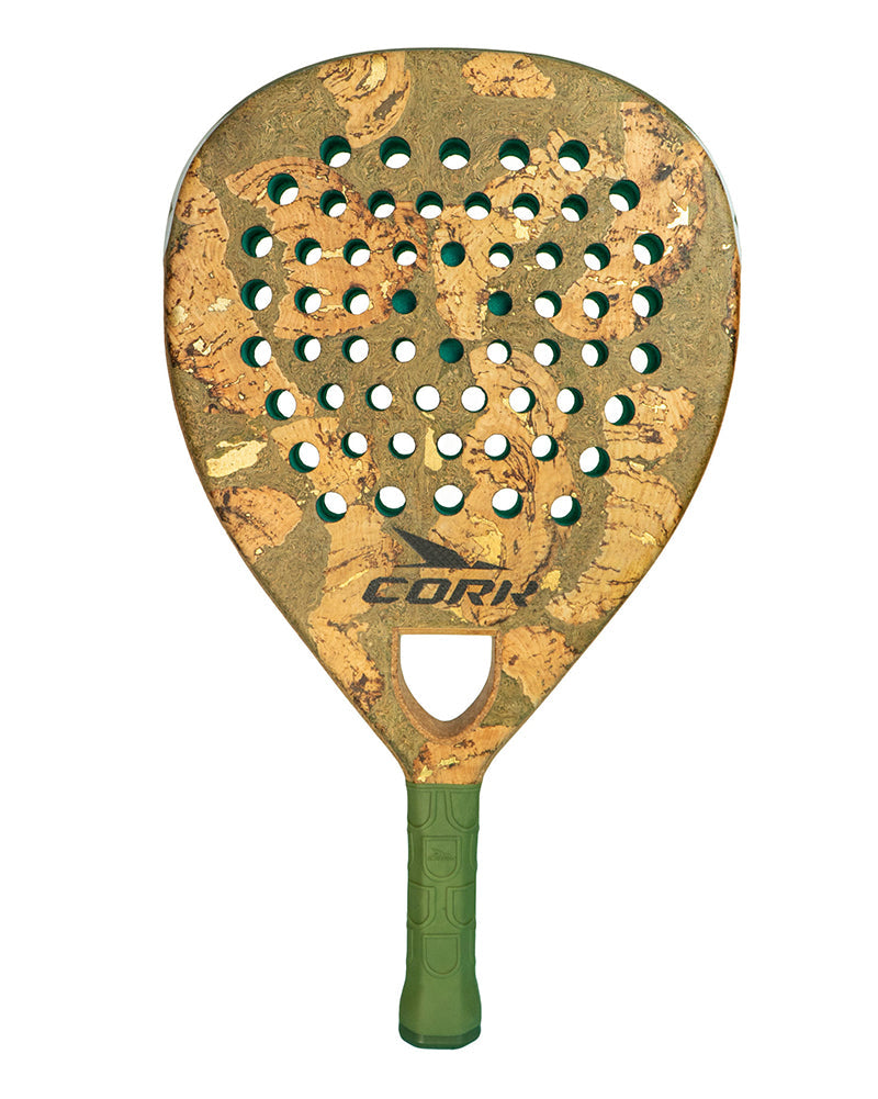 Cork Padel Racket Extreme Green + FREE Thermobag