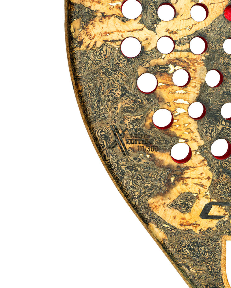 Cork Padel Racket Extreme Red + FREE Thermobag