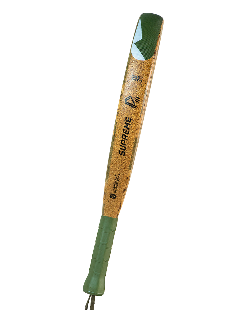 Cork Padel Racket Supreme Power III + FREE Thermobag