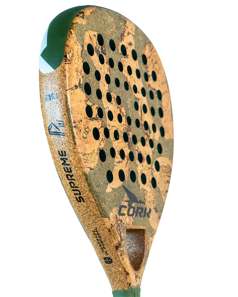 Cork Padel Racket Supreme Power III + FREE Thermobag
