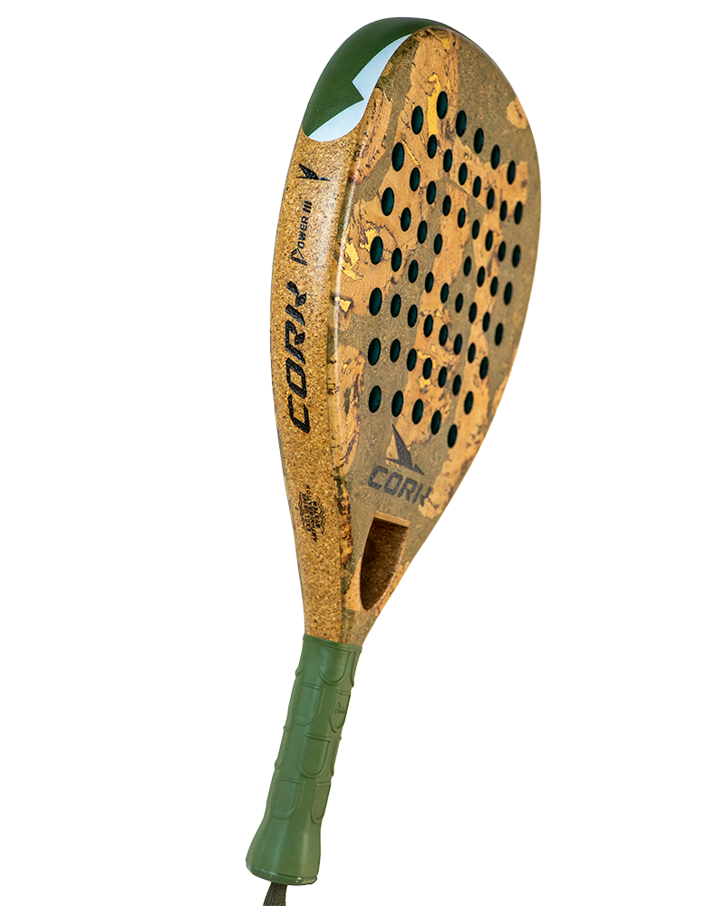 Cork Padel Racket Supreme Power III + FREE Thermobag