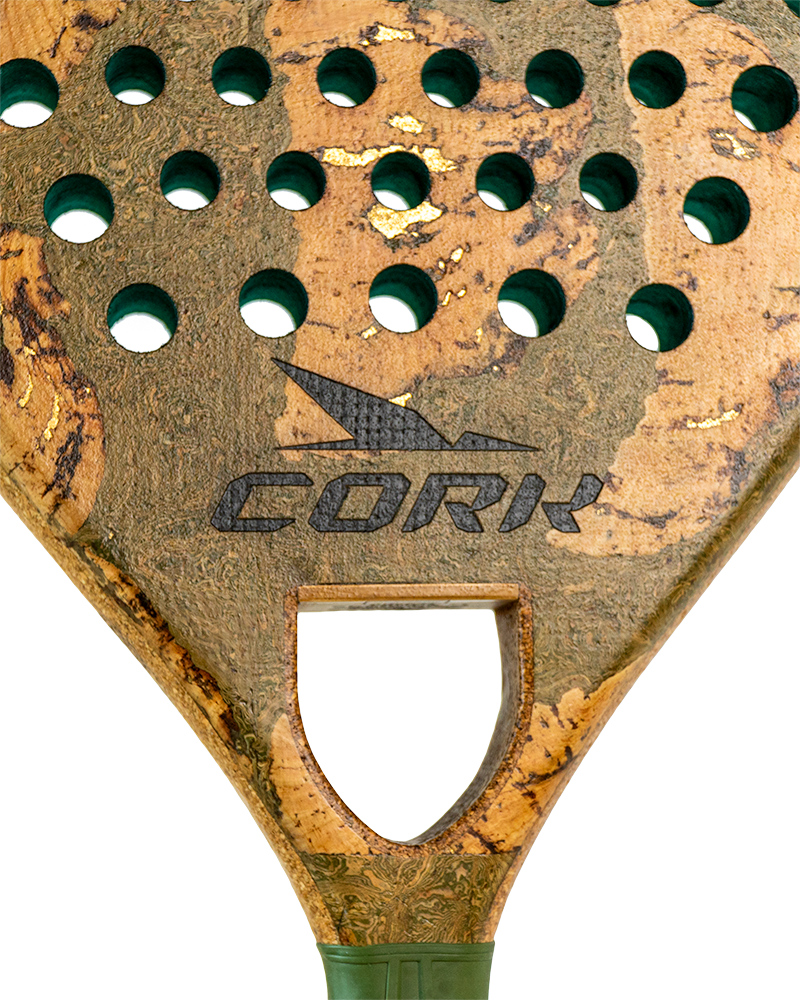 Cork Padel Racket Supreme Power III + FREE Thermobag