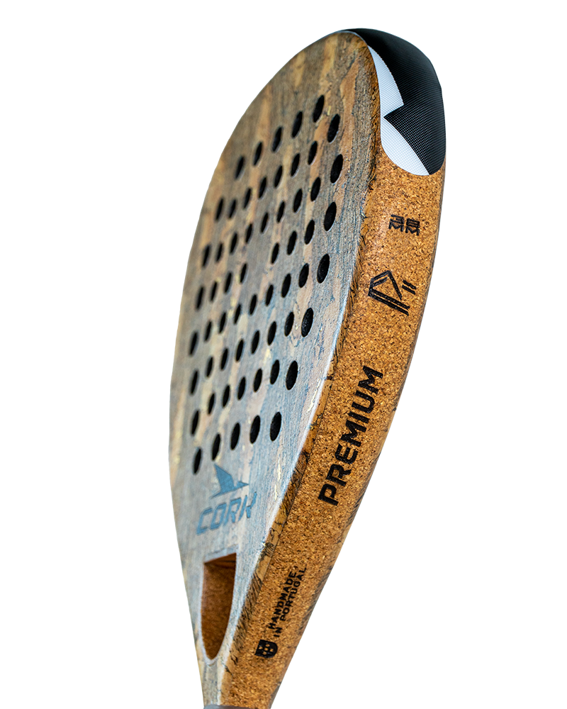 Cork Padel Racket Premium Power II + FREE Thermobag