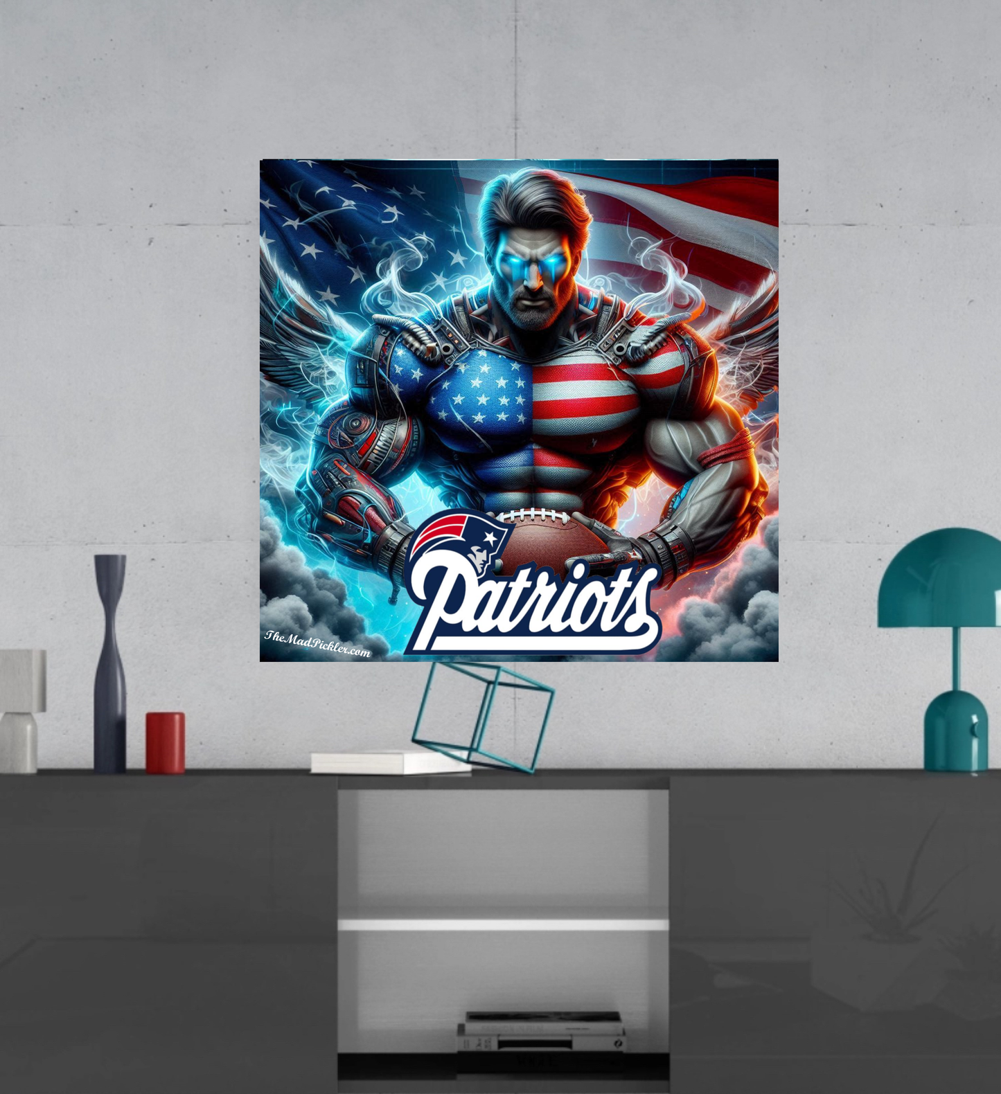 New England Patriots - Canvas Hi-Res Wall Artwork