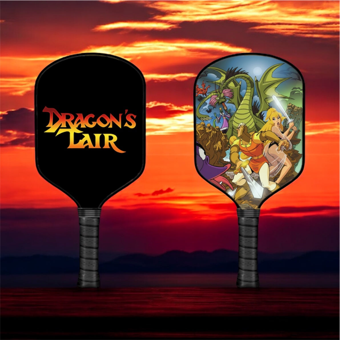 Dragon's Lair - 40th Anniversary - Pickleball Paddle