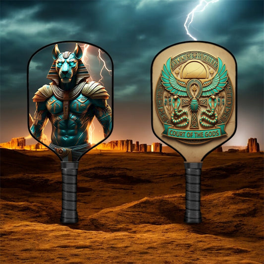 Ancient Egyptian Gods - Maahes - Pickleball Paddle