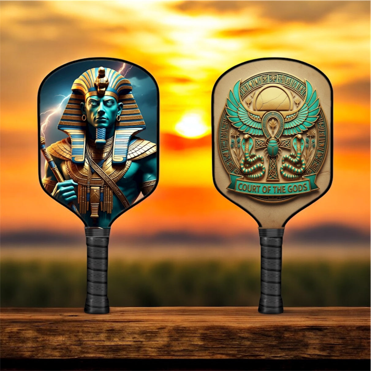 Ancient Egyptian Gods - Ptah - Pickleball Paddle