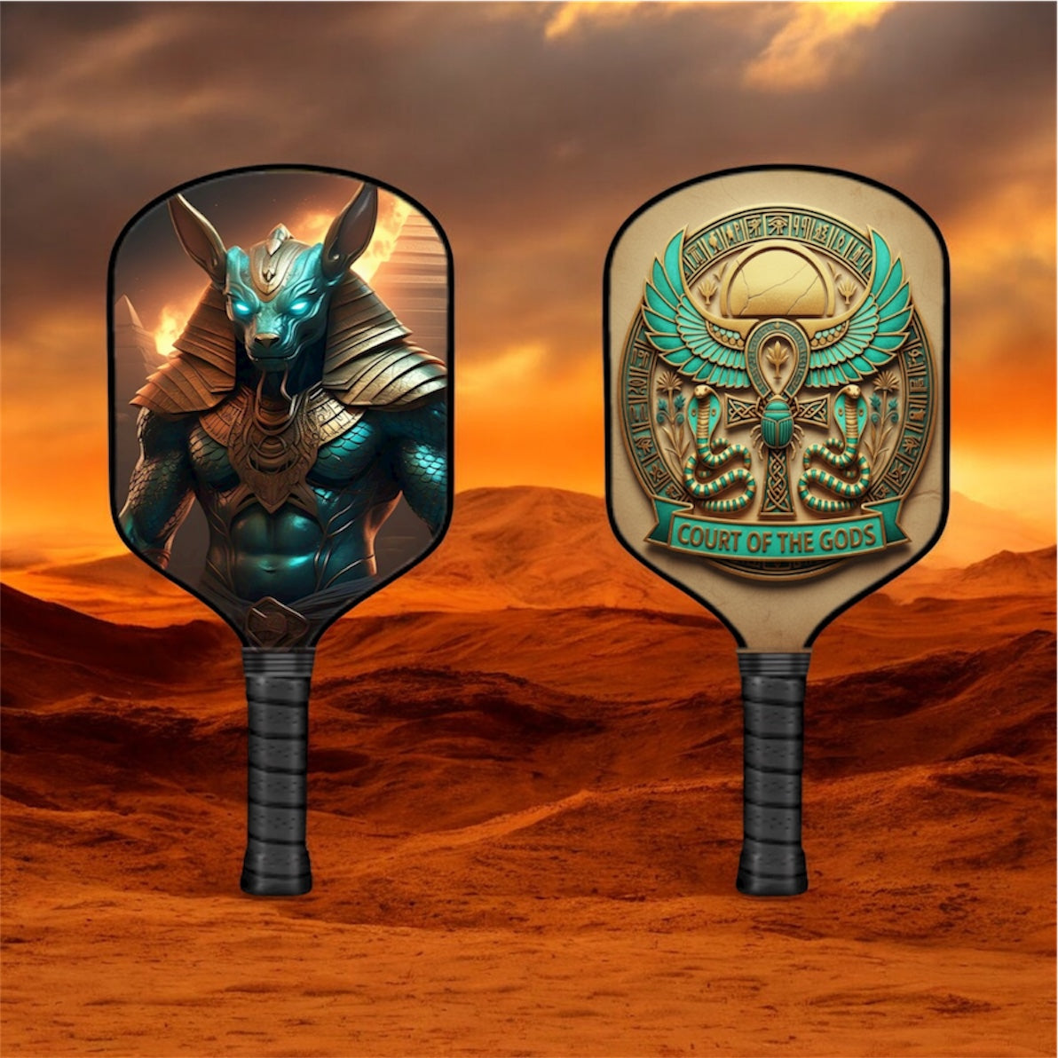 Ancient Egyptian Gods - Set - Pickleball Paddle