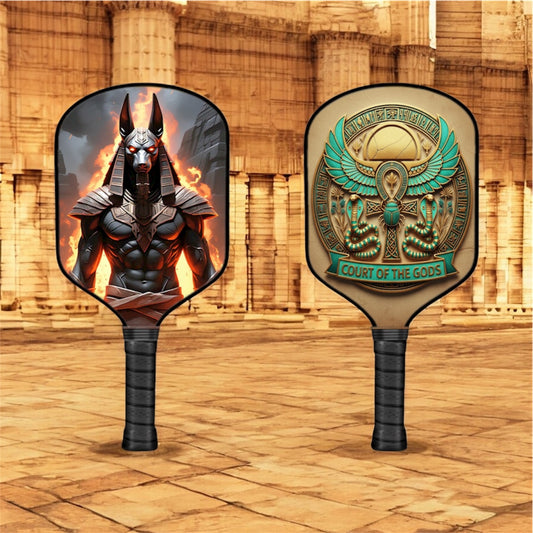 Ancient Egyptian Gods - Anubis - Pickleball Paddle
