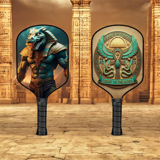 Ancient Egyptian Gods - Sobek - Pickleball Paddle