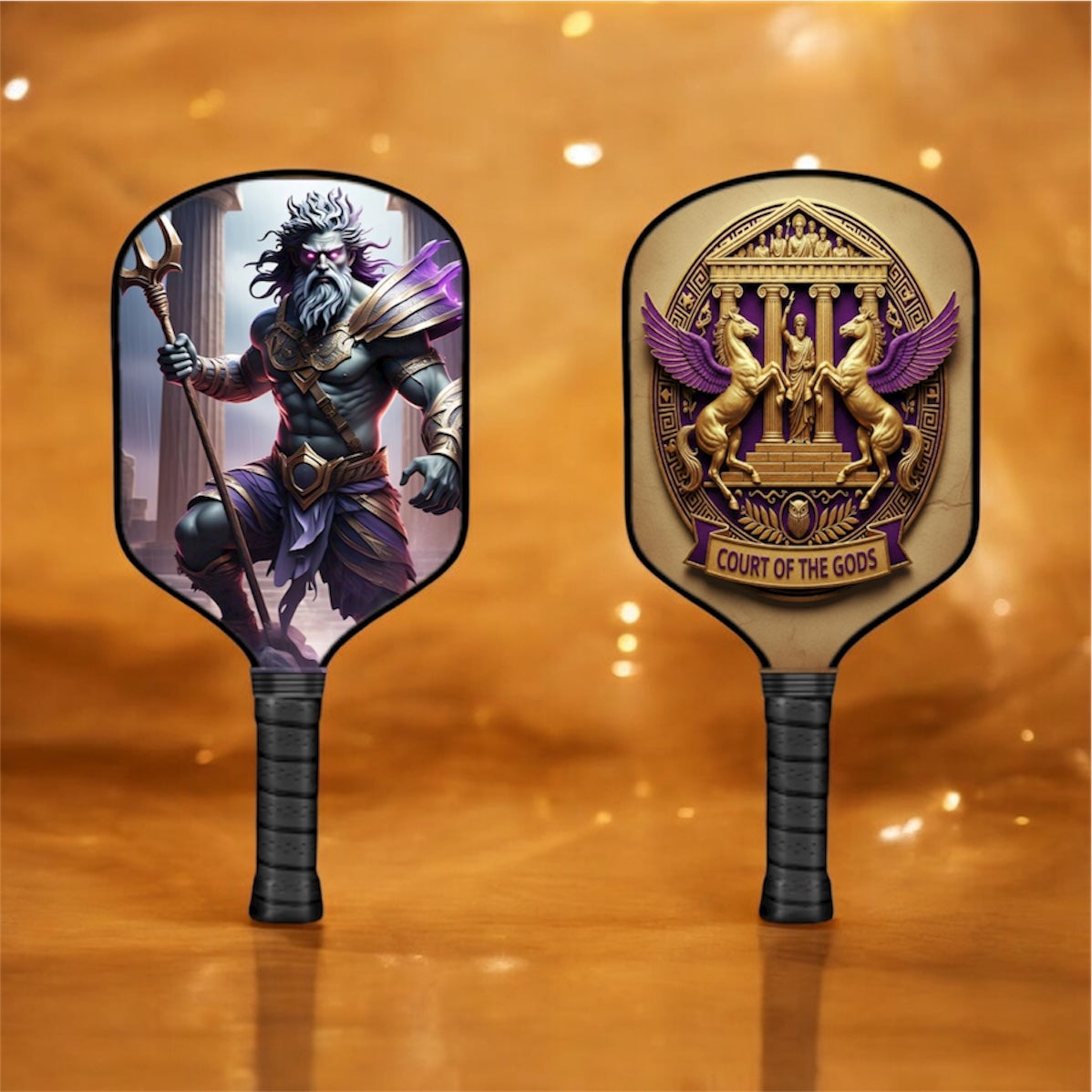 Poseidon - Mythological Gods - Pickleball Paddle