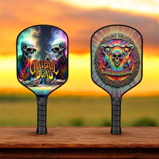 Grateful Dead - Crazy Otto & Billy Sunday - Deadheads - Pickleball Paddle
