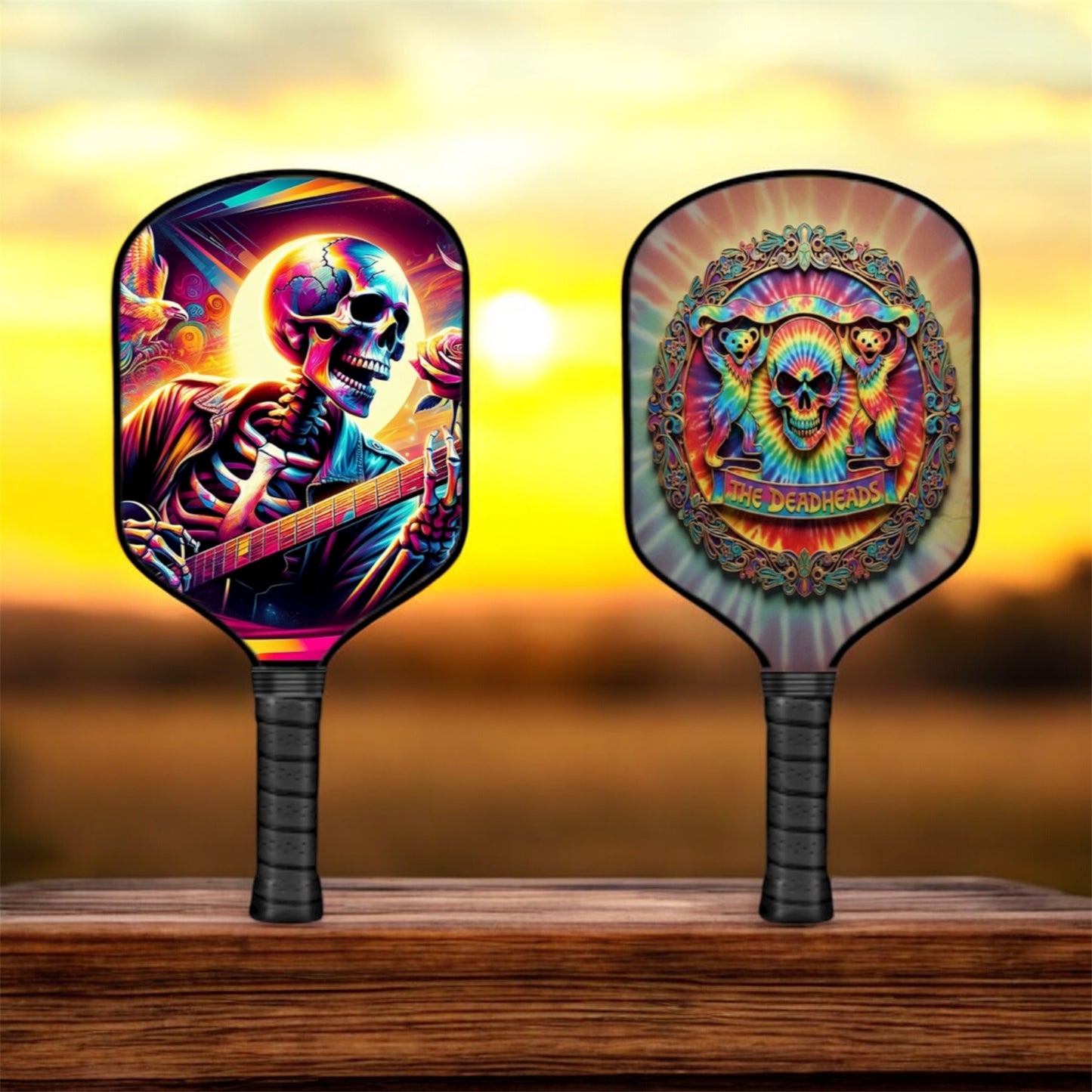 Grateful Dead - Play On When We're Gone - Deadheads - Pickleball Paddle