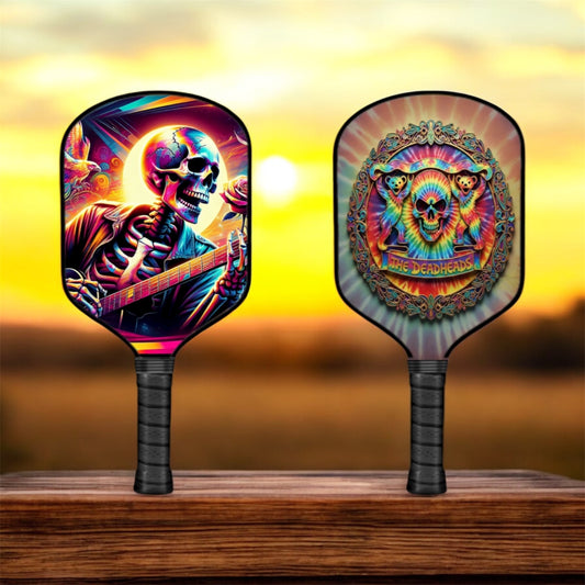 Grateful Dead - Play On When We're Gone - Deadheads - Pickleball Paddle