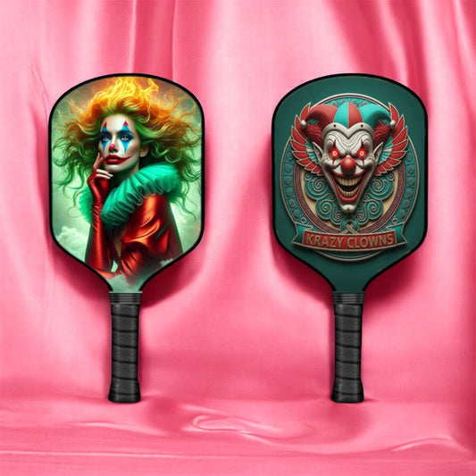 Krazy Clowns - Fizzy Flo - Pickleball Paddle