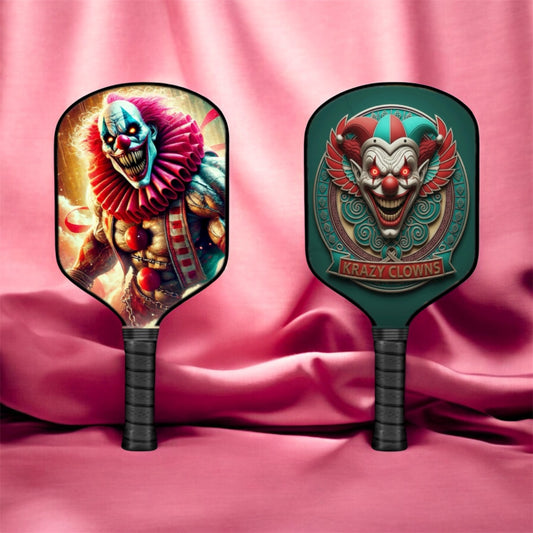 Krazy Clowns - Bones McCoy - Pickleball Paddle
