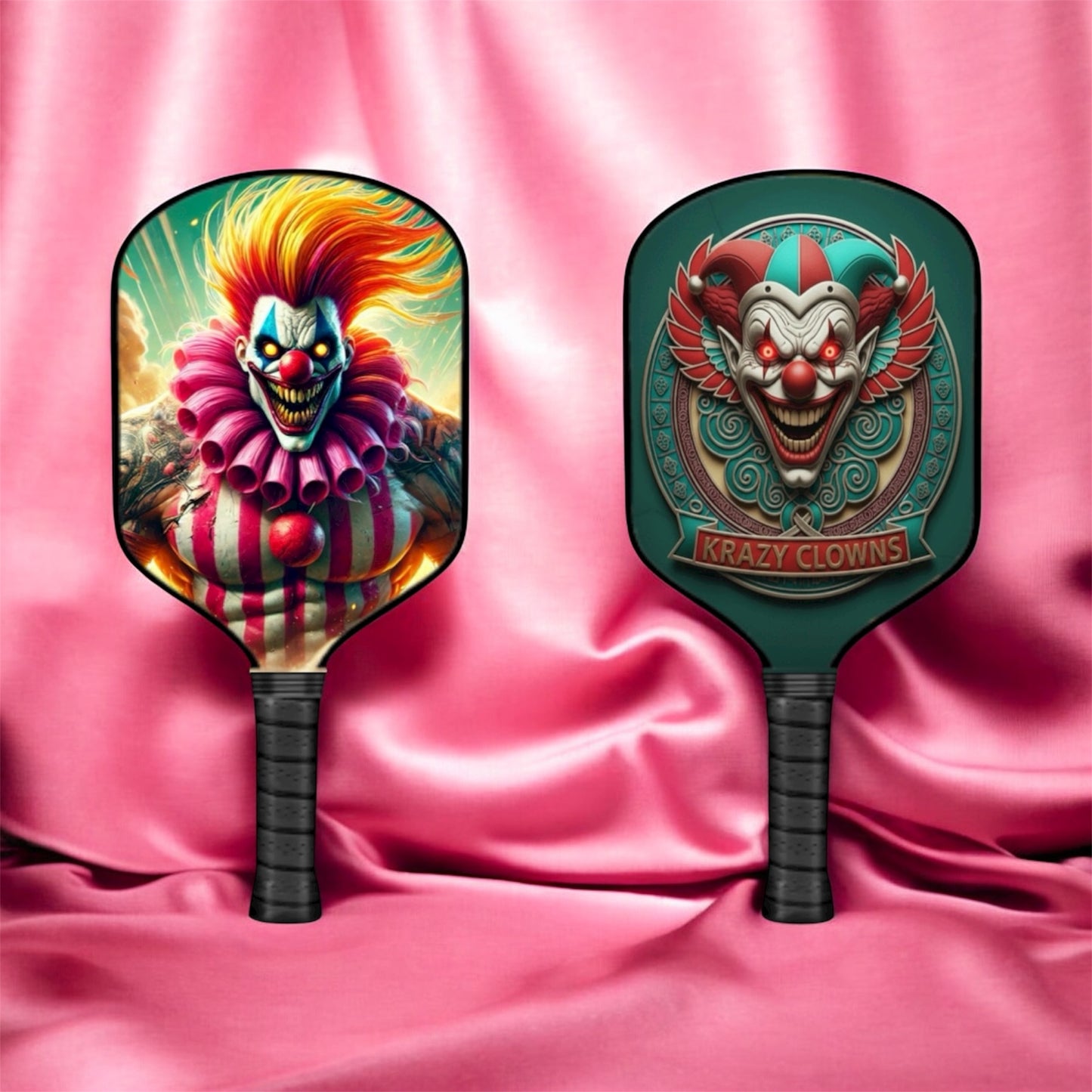 Krazy Clowns - Twisted Trix - Pickleball Paddle