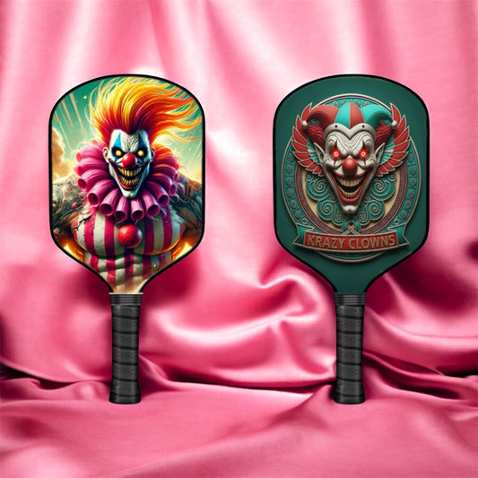 Krazy Clowns - Twisted Trix - Pickleball Paddle