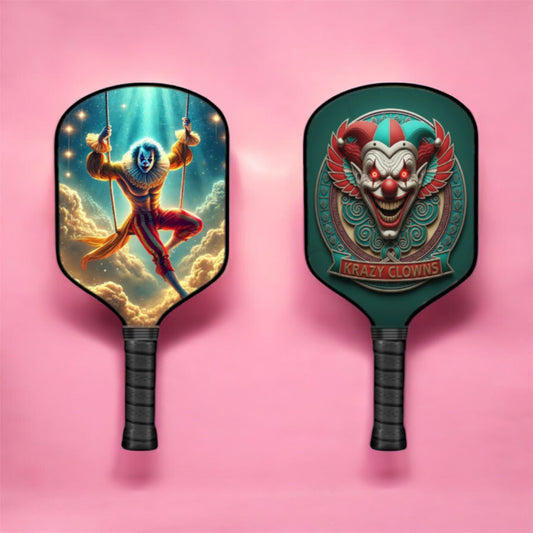 Krazy Clowns - BoBo The Trapeze Artist - Pickleball Paddle