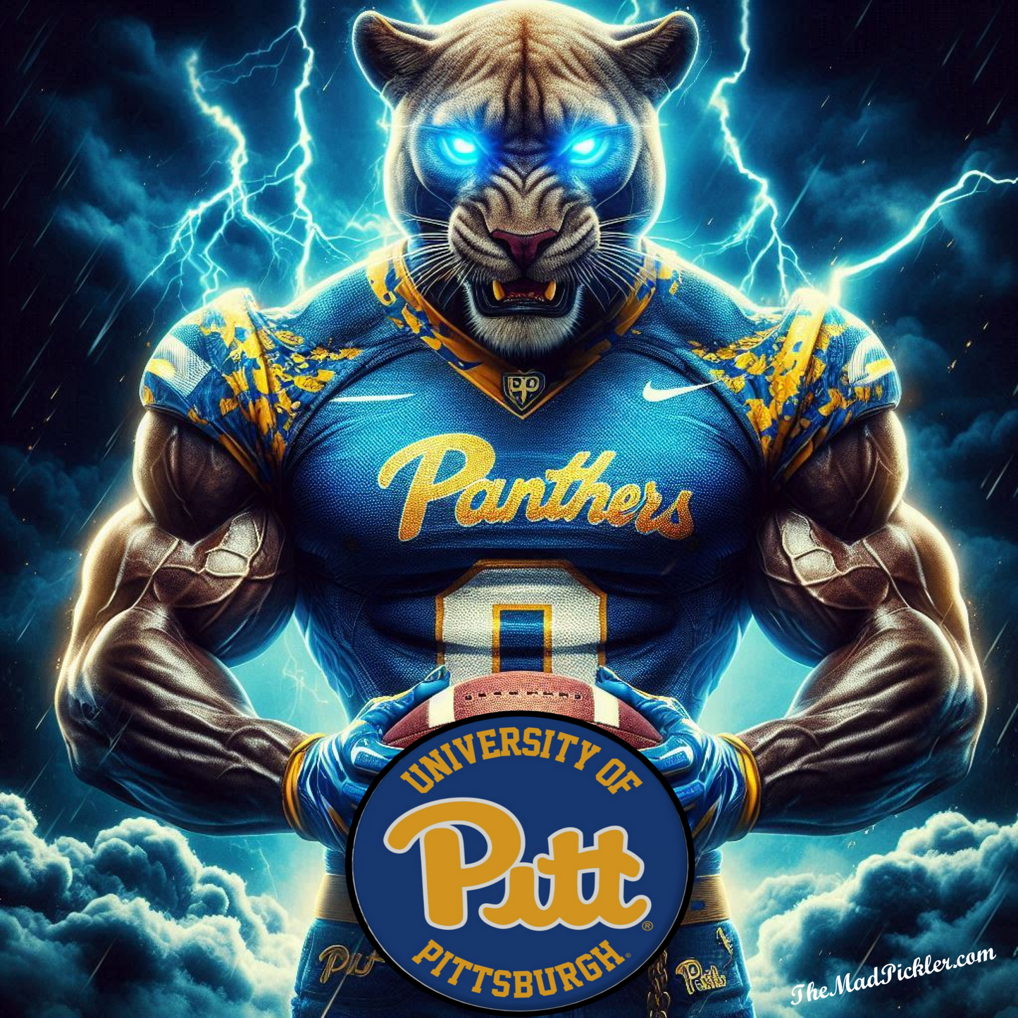 Pittsburgh Panthers -  Ready To Hang  Canvas Hi-Res Wall Artwork