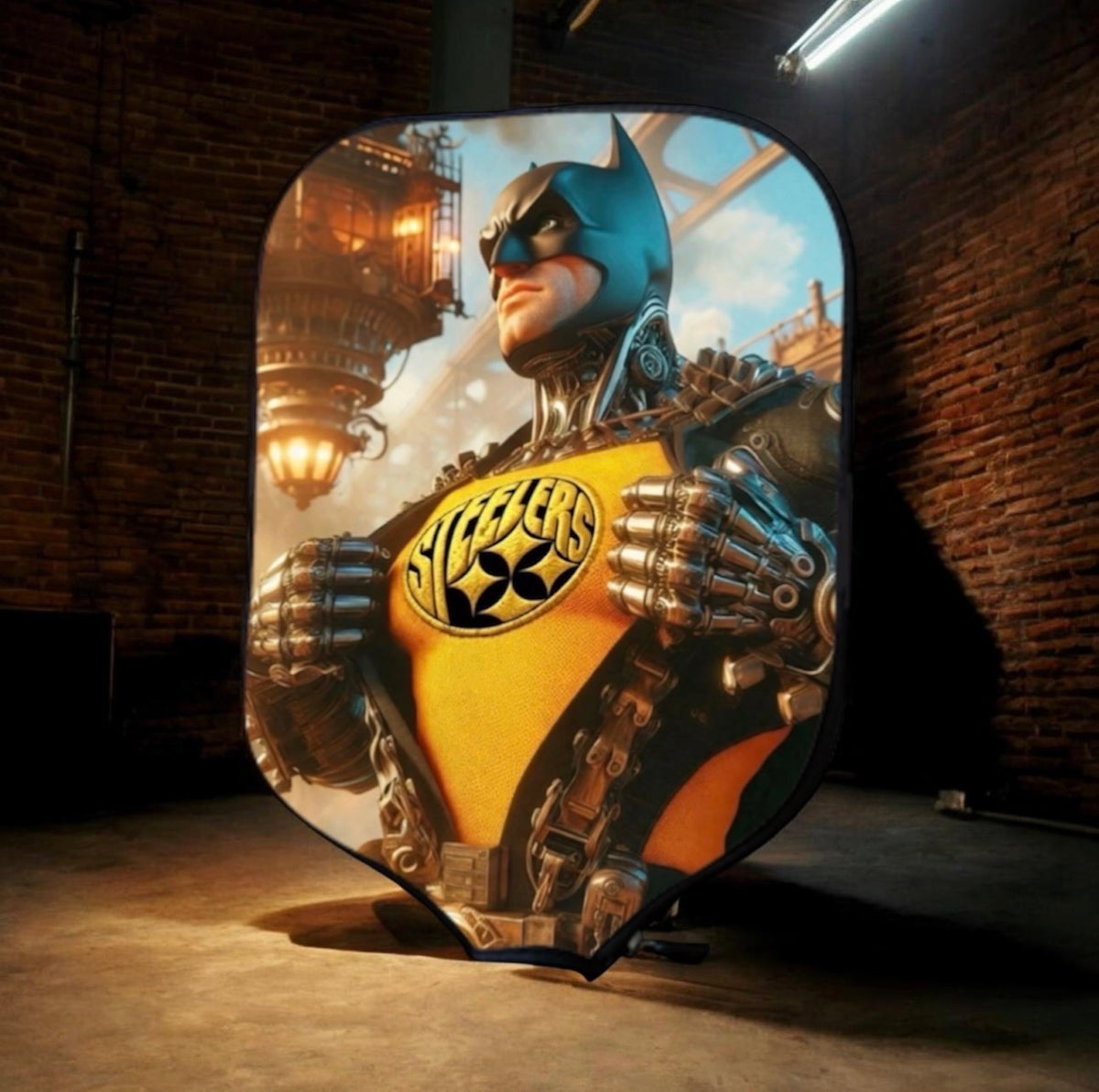 Pittsburgh Steelers " I'm Batman" Pickleball Paddle Cover 