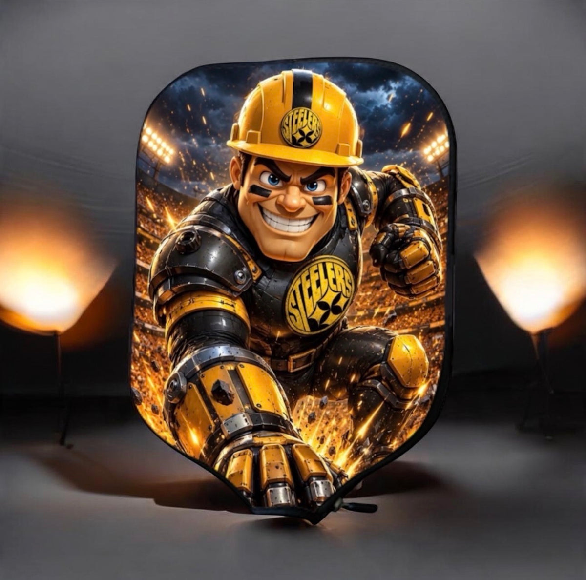 Pittsburgh Steelers Steel Town Pickleball Paddle Cover 