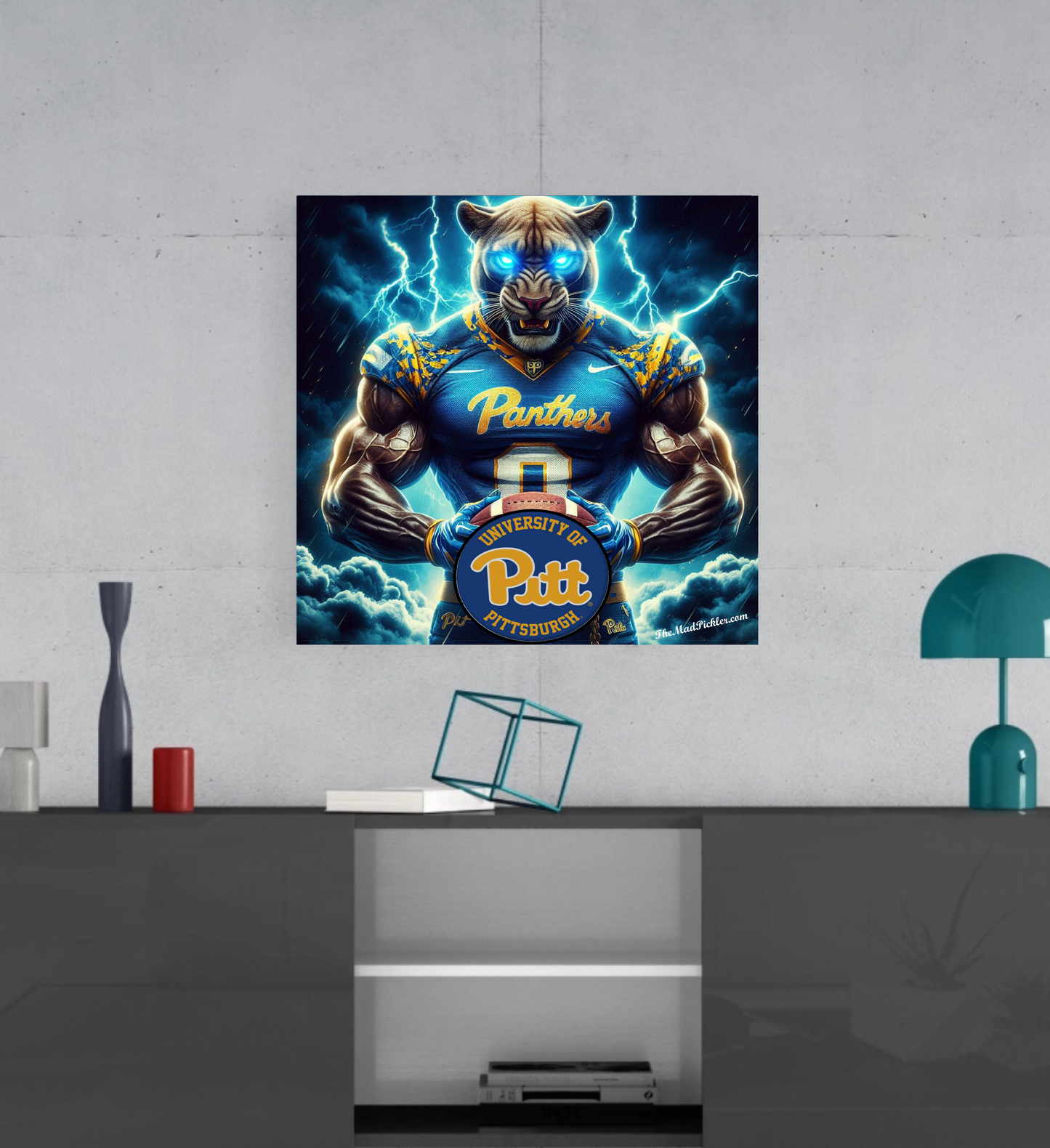 Pittsburgh Panthers -  Ready To Hang  Canvas Hi-Res Wall Artwork