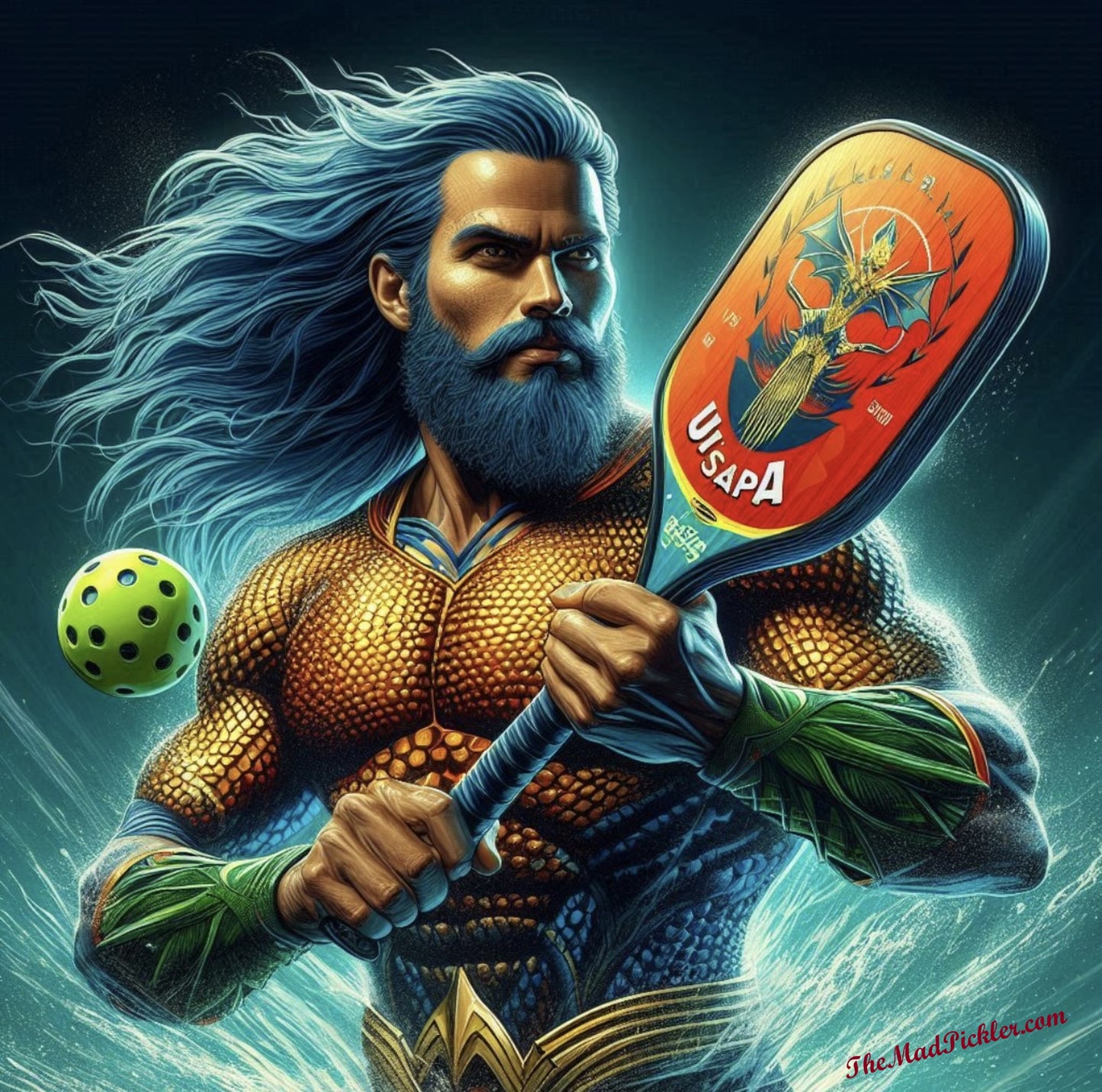 Poseidon - Ancient Gods Collection-  Canvas Hi-Res Wall Artwork