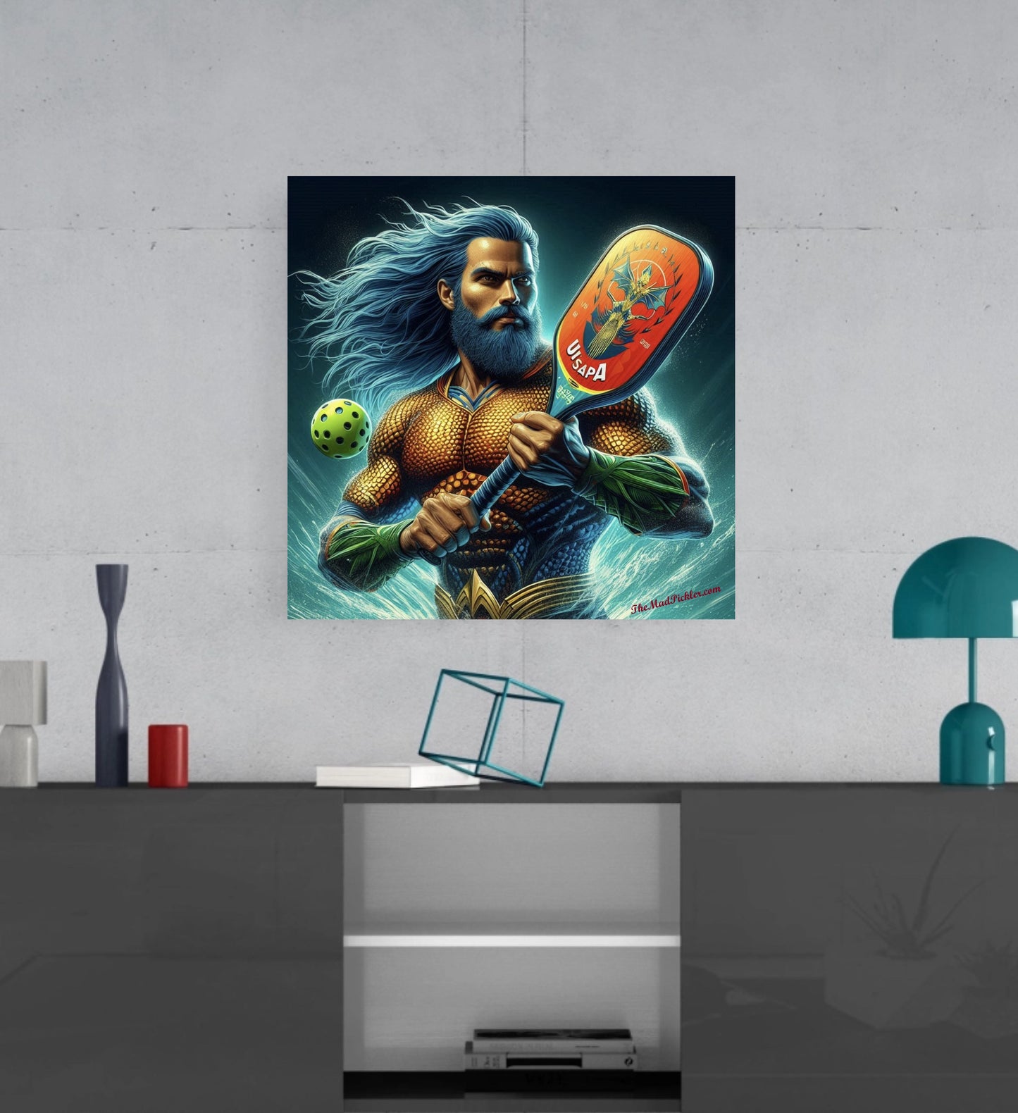 Poseidon - Ancient Gods Collection-  Canvas Hi-Res Wall Artwork