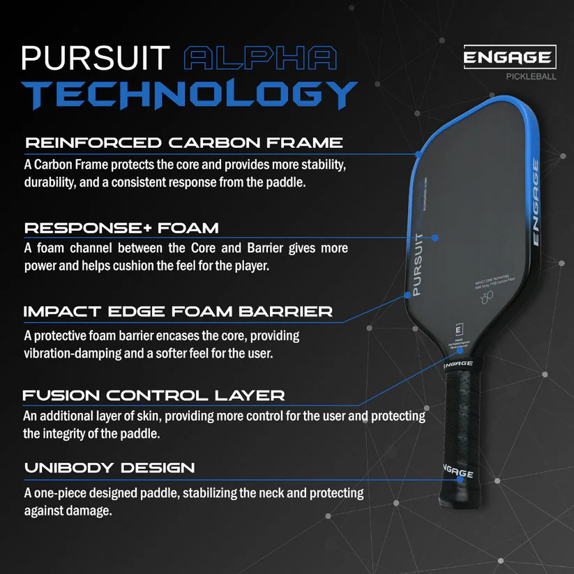 Engage NEW Alpha Royal Blue Pickleball Paddle