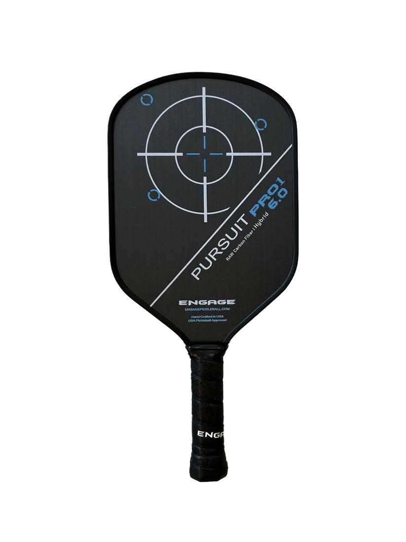 Engage Pursuit Pro1 6.0 Hybrid  Carbon Sky Raw Carbon Fiber Pickleball Paddle (Copy)