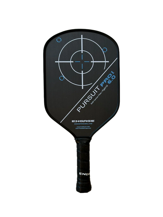 Engage Pursuit Pro1 6.0 Hybrid  Carbon Sky Raw Carbon Fiber Pickleball Paddle (Copy)