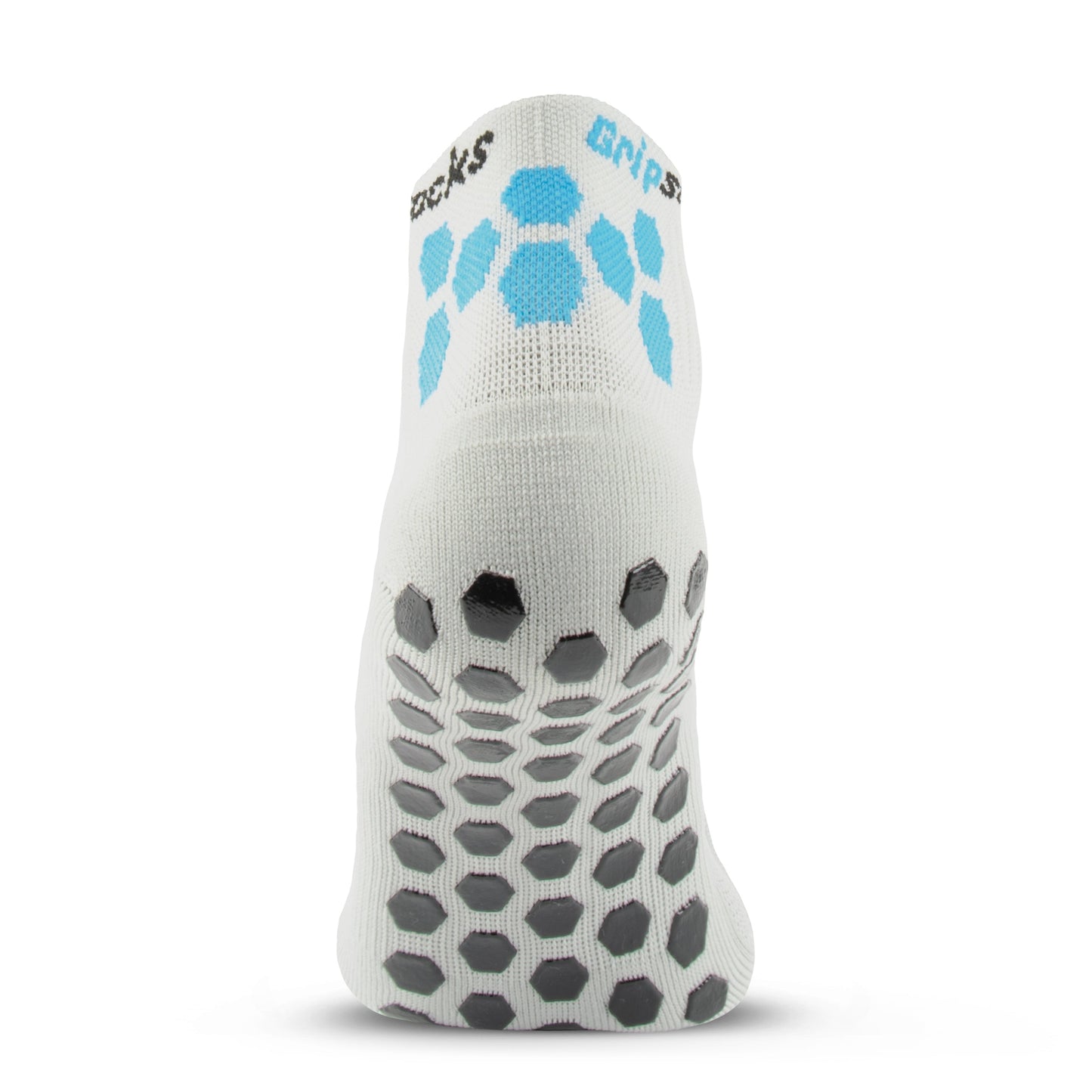 GripSocks for Tennis - 1/4 Crew Height - Gray