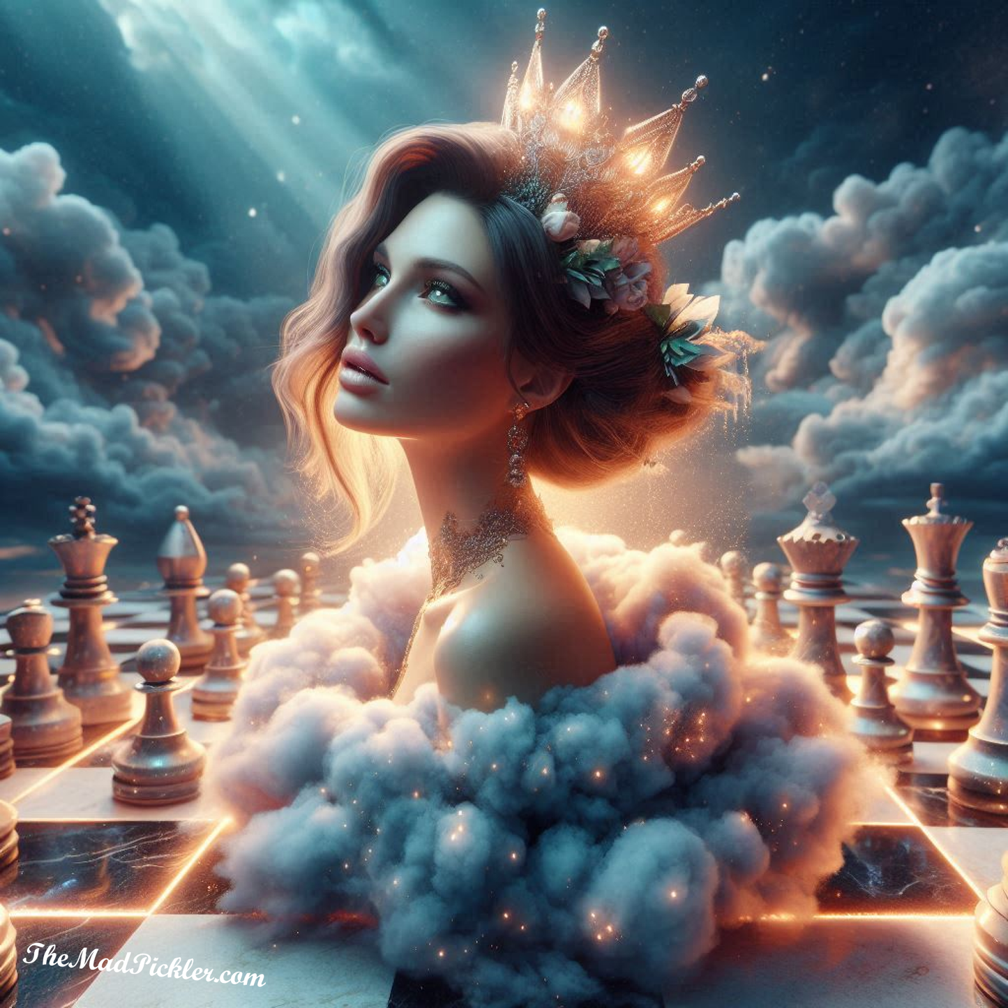 Chess Collection - Queen -  Ready To Hang  Canvas Hi-Res Wall Artwork