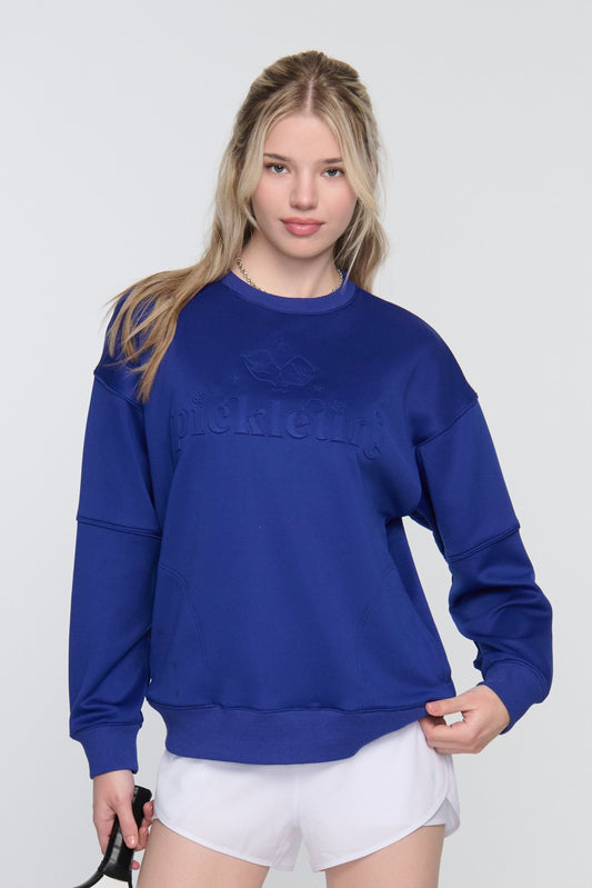Rosa Pickleball Sweater – Long Sleeve Crewneck | 2025 Pickleball Fashion